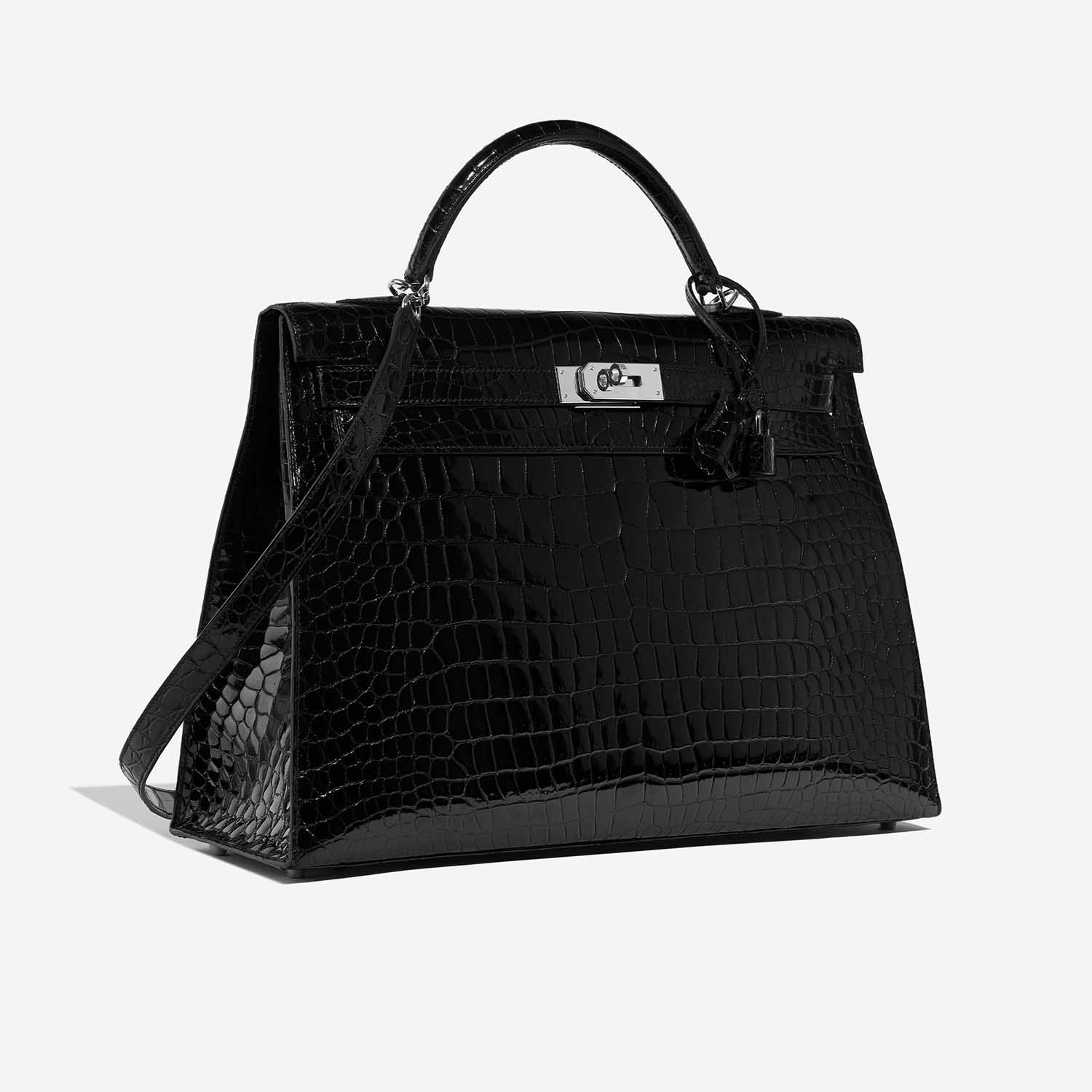 Hermès Kelly 40 Black 6SF S | Sell your designer bag on Saclab.com