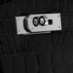 Hermès Kelly 40 Black Closing System  | Sell your designer bag on Saclab.com
