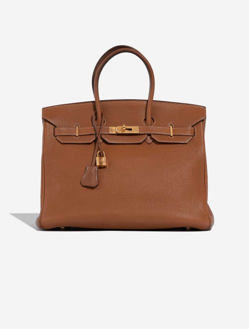 Hermès Birkin 35 Gold Front  | Sell your designer bag on Saclab.com