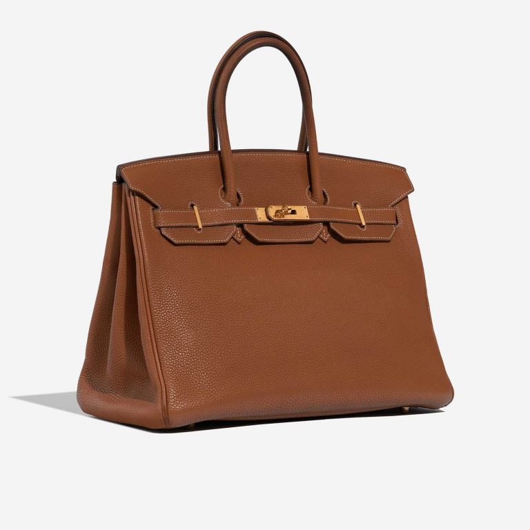 Hermès Birkin 35 Gold Side Front  | Sell your designer bag on Saclab.com