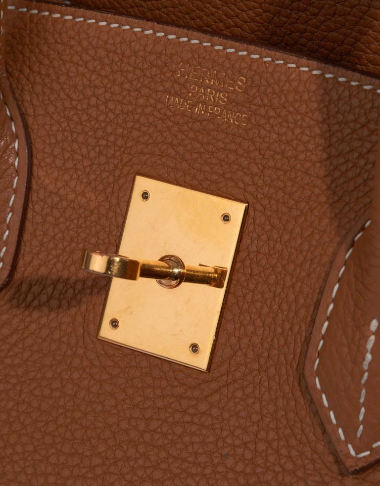 Hermès Birkin 35 Gold Logo  | Sell your designer bag on Saclab.com