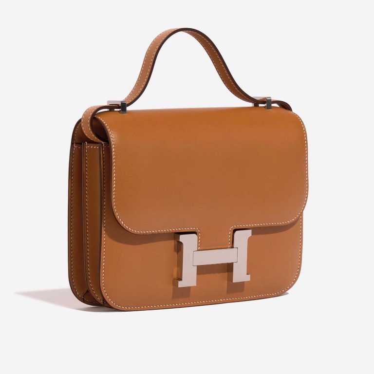 Hermès Constance 18 Naturel Side Front  | Sell your designer bag on Saclab.com