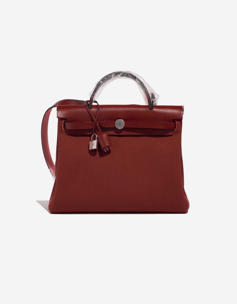 Hermès Herbag 31 RougeH Front  | Sell your designer bag on Saclab.com