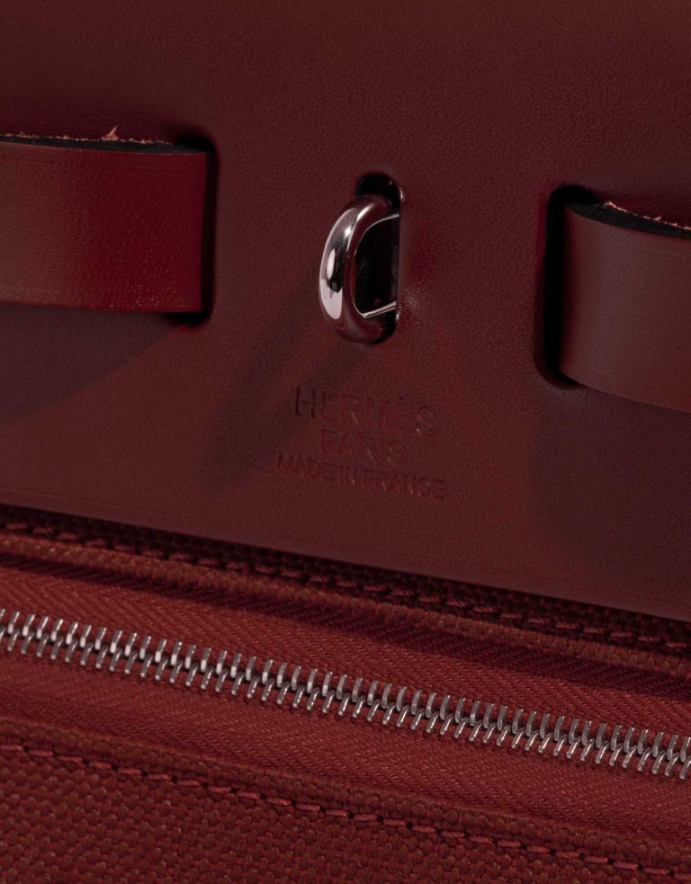 Hermès Herbag 31 RougeH Logo  | Sell your designer bag on Saclab.com