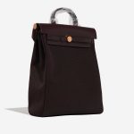 Hermès Herbag Backpack Ebène Side Front  | Sell your designer bag on Saclab.com