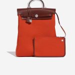 Hermès Herbag Rucksack OrangeMécano-RougeH Front | Verkaufen Sie Ihre Designer-Tasche auf Saclab.com