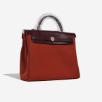 Hermès Herbag 31 Cuivre-OrangeMécano-RougeSellier Side Front  | Sell your designer bag on Saclab.com