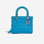 Dior Lady Medium Blue Front  | Sell your designer bag on Saclab.com