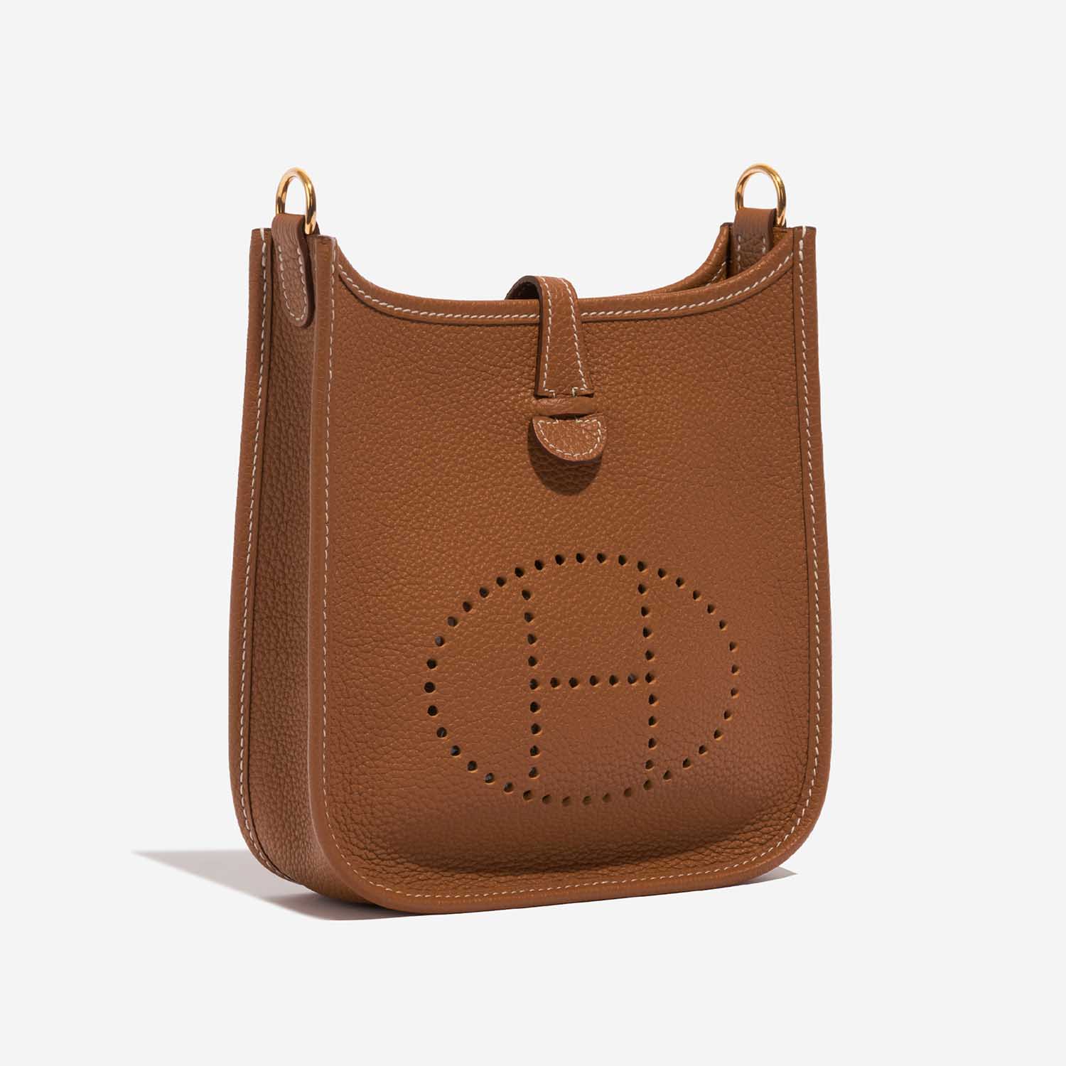 Hermès Evelyne 16 Gold Side Front  | Sell your designer bag on Saclab.com