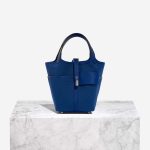 Hermès Picotin 18 BlueRoyal-BlueEgee Front  | Sell your designer bag on Saclab.com