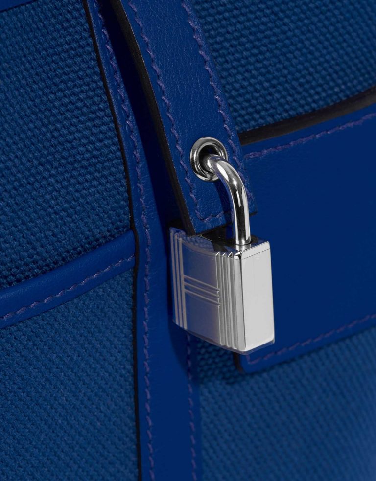 Hermès Picotin 18 BlueRoyal-BlueEgee Closing System  | Sell your designer bag on Saclab.com