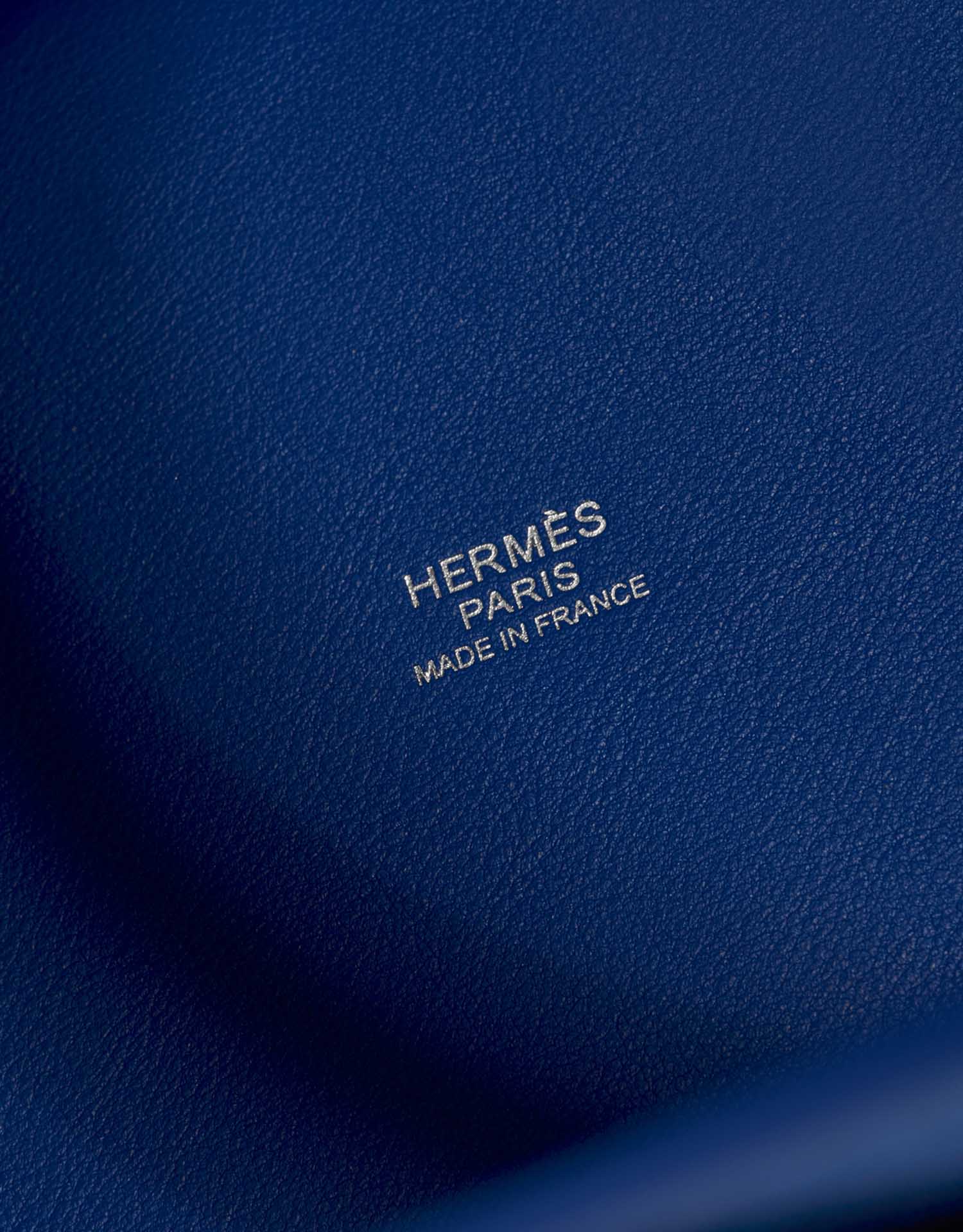 Hermès Picotin 18 BlueRoyal-BlueEgee Logo  | Sell your designer bag on Saclab.com