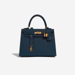 Hermès Kelly 25 BlueDePresse Front | Verkaufen Sie Ihre Designer-Tasche auf Saclab.com