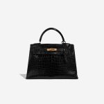 Hermès Kelly 32 Black 0F | Sell your designer bag on Saclab.com