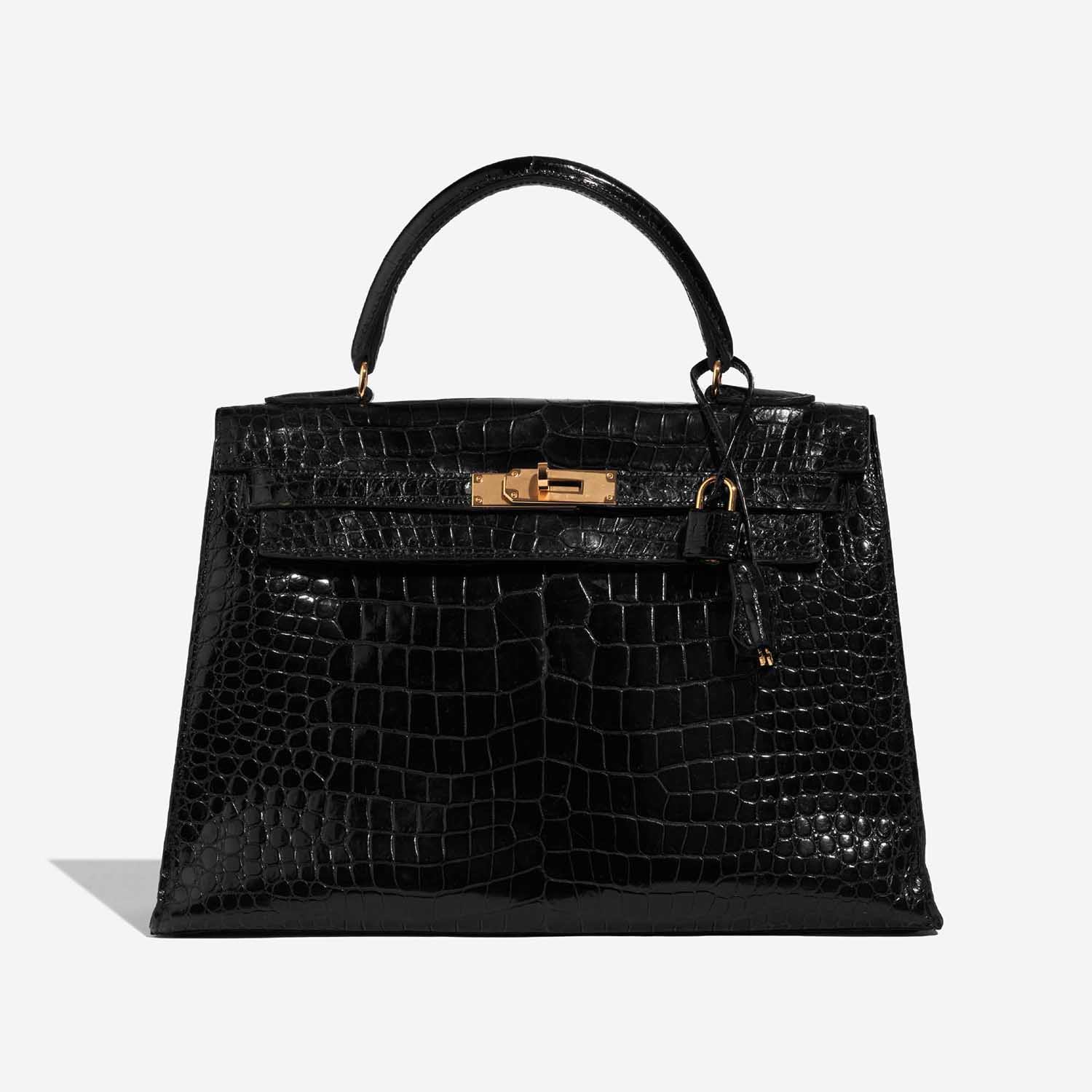Hermès Kelly 32 Black 2F S | Sell your designer bag on Saclab.com