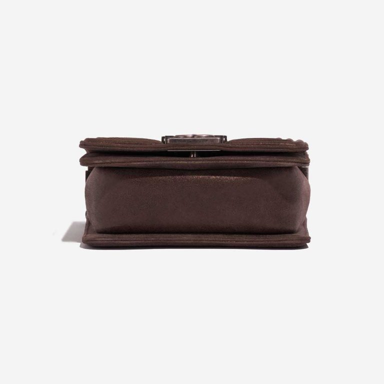 Chanel Boy Micro Brown-Gold Bottom | Vendez votre sac de créateur sur Saclab.com