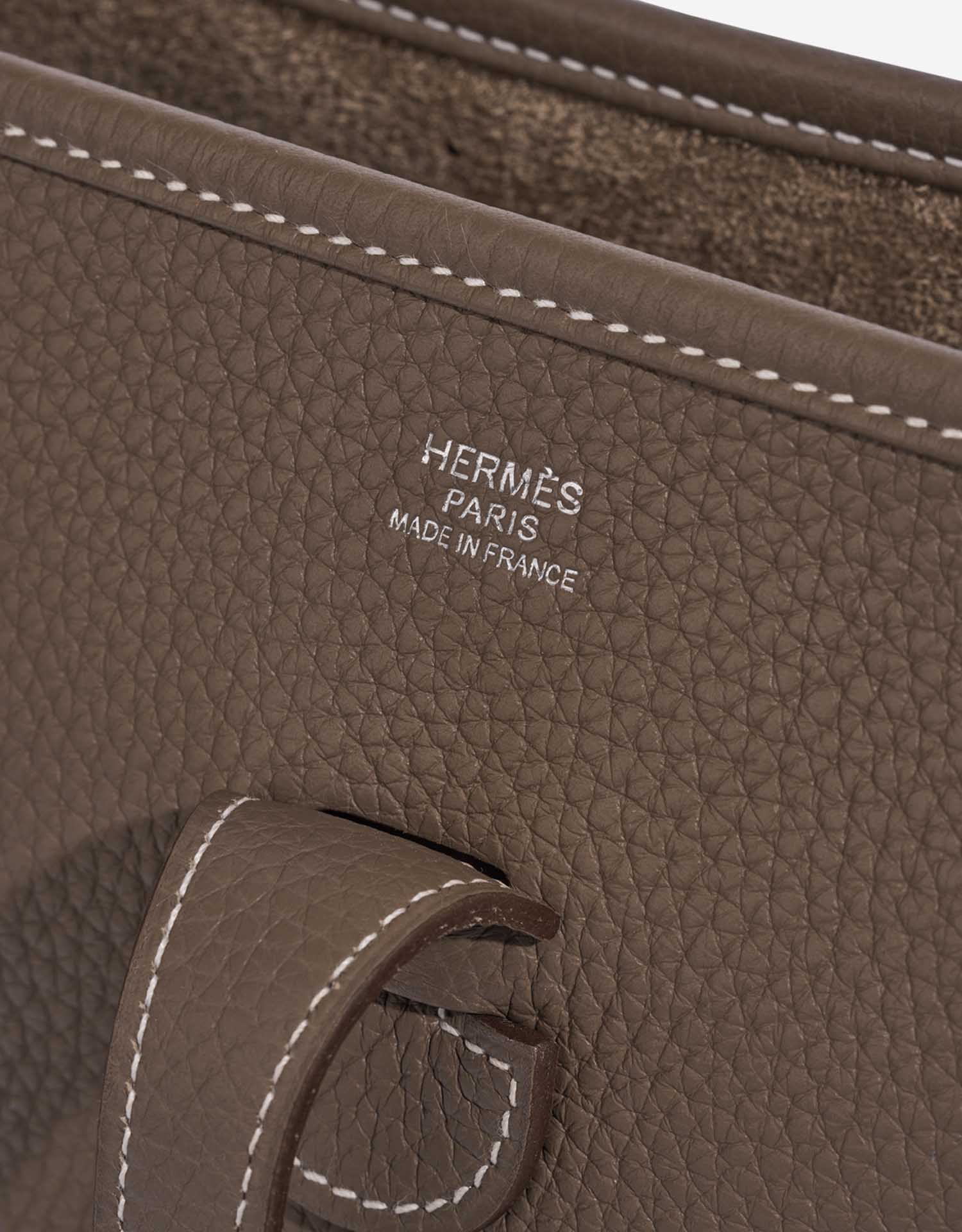 Hermès Evelyne 29 Etoupe Logo  | Sell your designer bag on Saclab.com