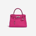 Hermès Kelly 28 RosePourpre 0F | Sell your designer bag on Saclab.com