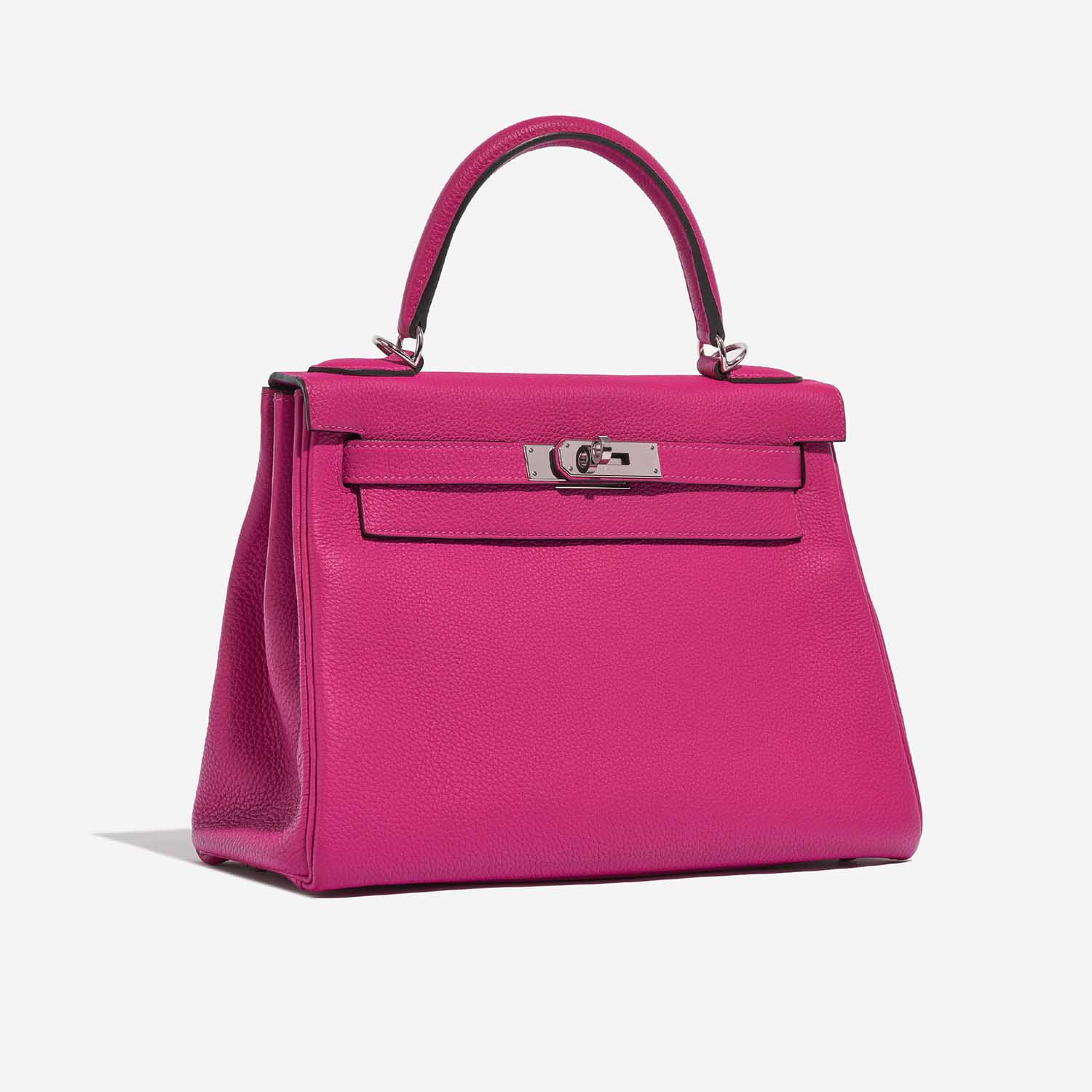 Hermès Kelly 28 RosePourpre 6SF S | Sell your designer bag on Saclab.com