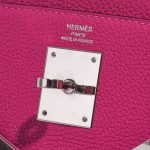 Hermès Kelly 28 RosePourpre Logo  | Sell your designer bag on Saclab.com