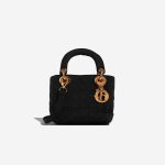 Dior Lady Mini Black Front  | Sell your designer bag on Saclab.com