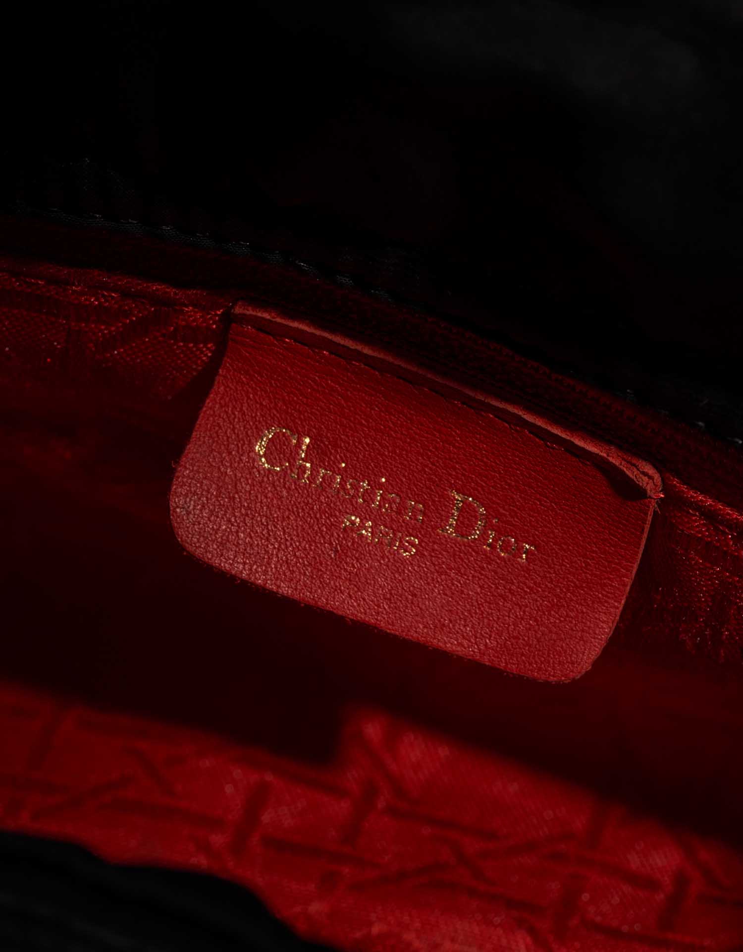 Dior Lady Mini Black Logo  | Sell your designer bag on Saclab.com
