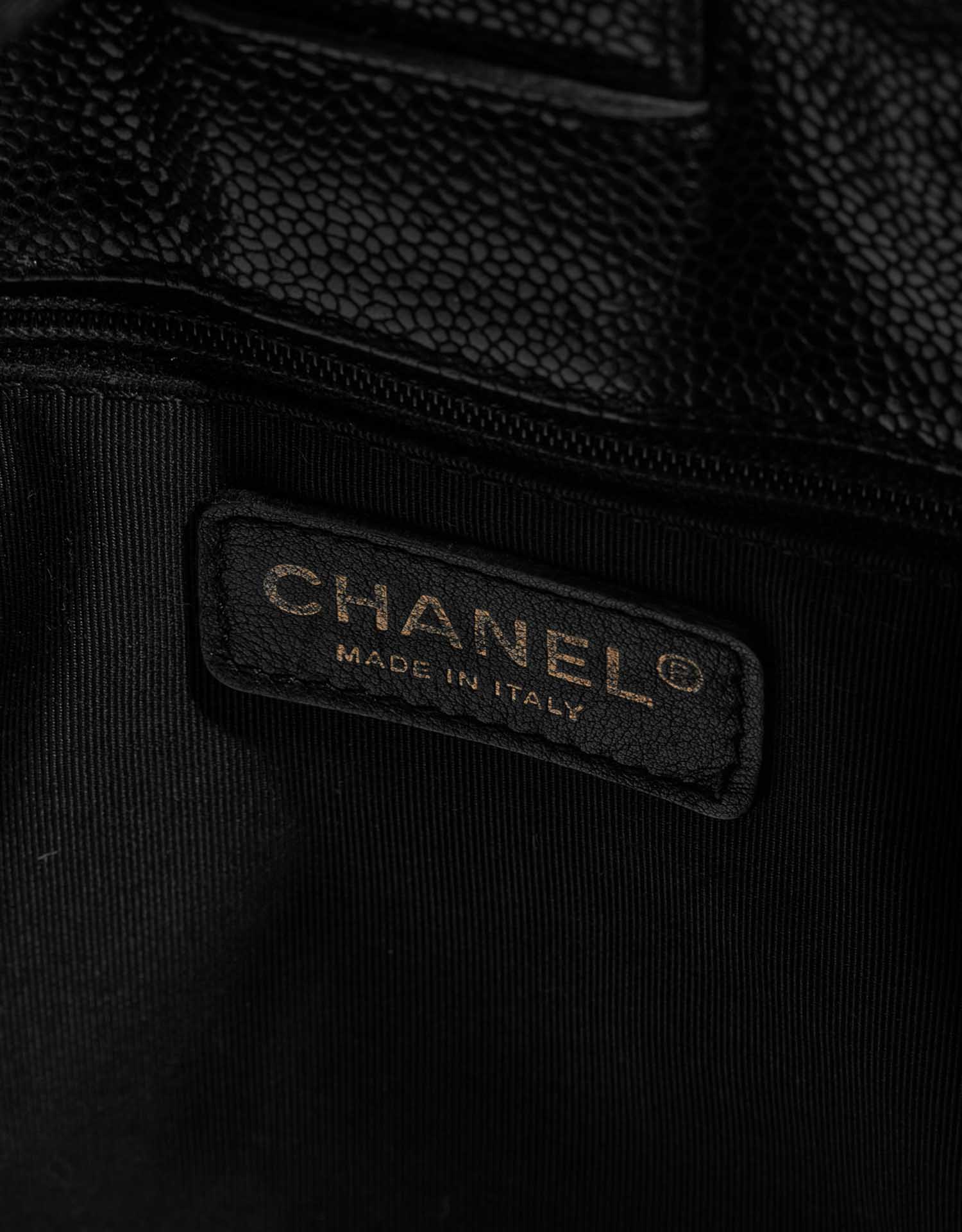 CHANEL Petite Black Caviar Shopping Tote Timeless Handbag