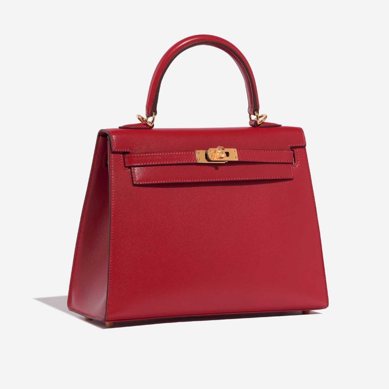 Hermès Kelly 25 Tadelakt Rouge Vif | SACLÀB