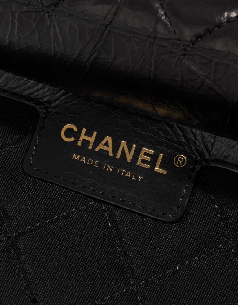 Chanel Timeless Medium Black Logo  | Sell your designer bag on Saclab.com