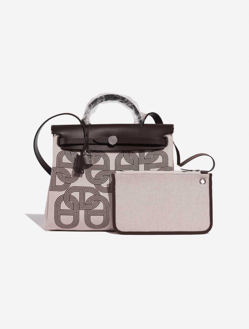 Hermès 31 Ebene-Ecru-Beige Front  | Sell your designer bag on Saclab.com