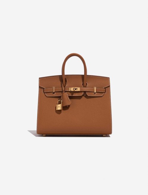 Hermès Birkin 25 Gold Front | Verkaufen Sie Ihre Designer-Tasche auf Saclab.com