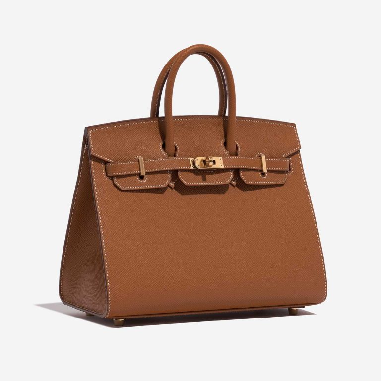 Hermès Birkin 25 Gold Side Front  | Sell your designer bag on Saclab.com