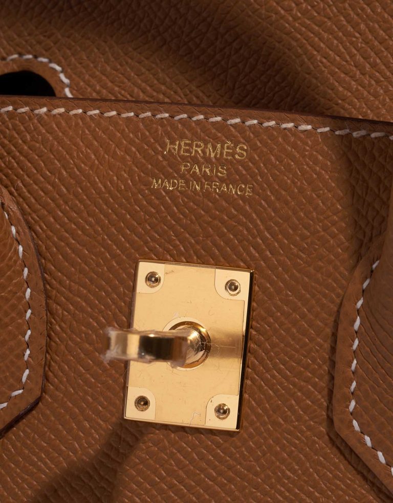 Hermès Birkin 25 Gold Logo  | Sell your designer bag on Saclab.com