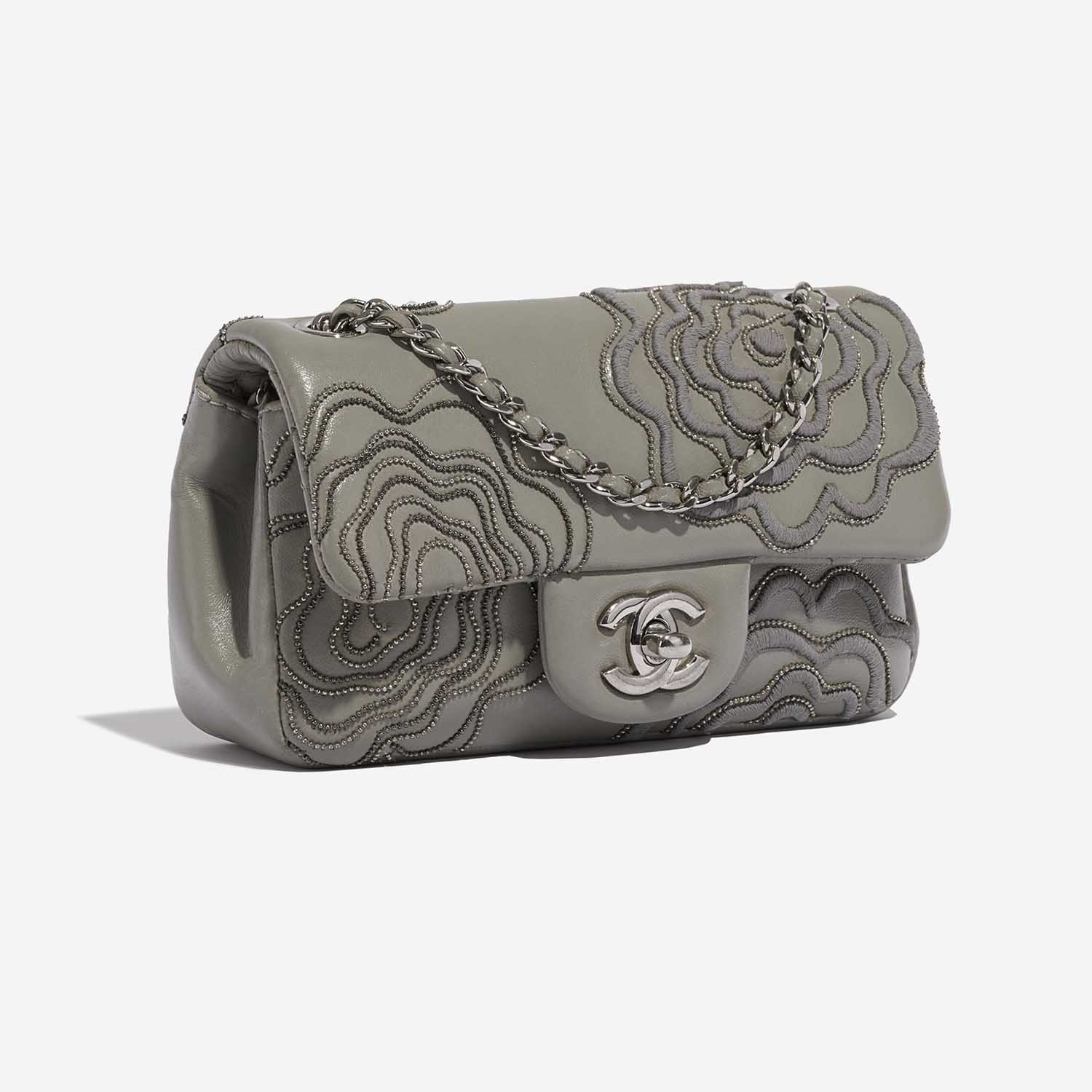 Chanel Camellia Follies Flap Bag Embroidered Lambskin Extra Mini
