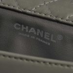 Chanel Timeless ExtraMini Grey Logo  | Sell your designer bag on Saclab.com