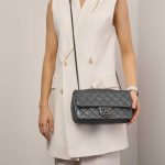 Chanel Timeless Medium Grey Sizes Worn | Sell your designer bag on Saclab.com