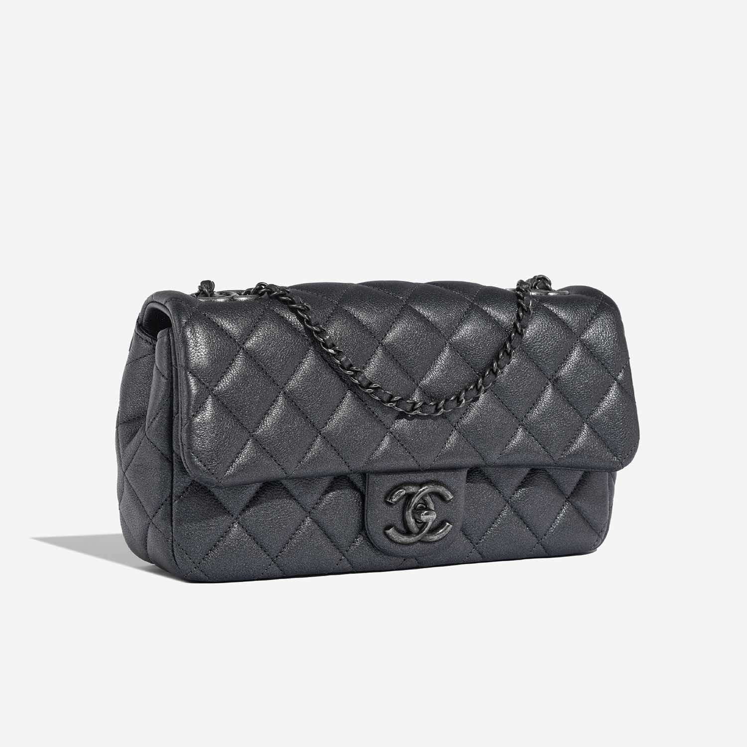 Chanel Timeless Medium Grey Side Front  | Sell your designer bag on Saclab.com