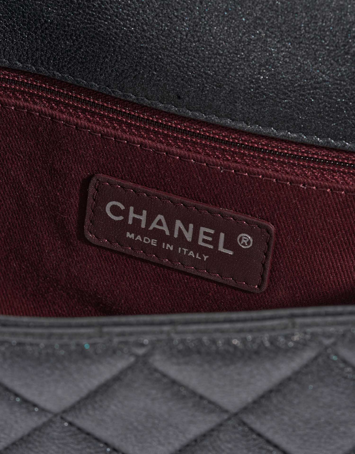 Chanel Timeless Medium Grey Logo  | Sell your designer bag on Saclab.com