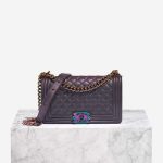 Chanel Boy OldMedium Purple-Greyish Front | Verkaufen Sie Ihre Designer-Tasche auf Saclab.com