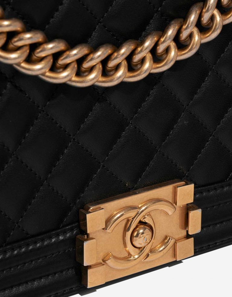 Chanel Boy Large Lamb Black Closing System | Sell your designer bag