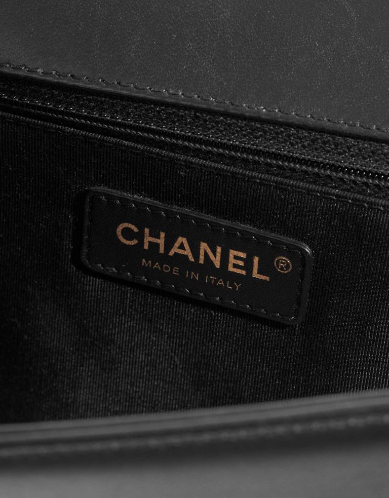 Chanel Boy Large Lamb Black Logo | Sell your designer bag