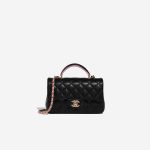 Chanel Timeless MiniRectangular Black-Pink 0F | Sell your designer bag on Saclab.com