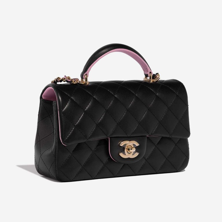 Chanel Timeless MiniRectangular Black-Pink 6SF S | Sell your designer bag on Saclab.com