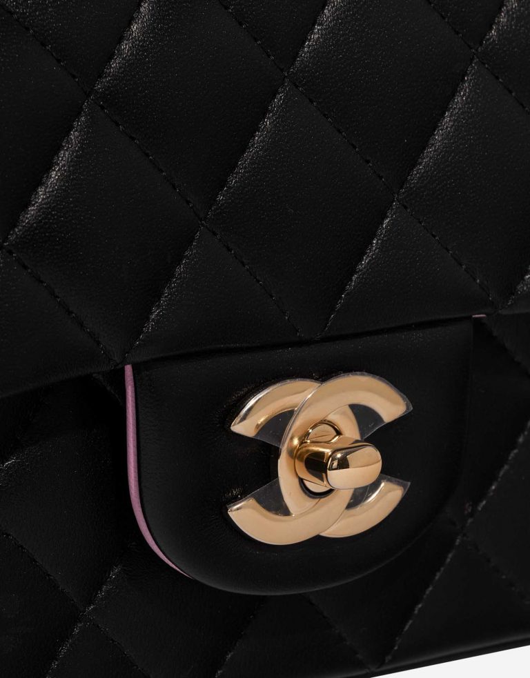 Chanel Timeless MiniRectangular Black-Pink Closing System  | Sell your designer bag on Saclab.com