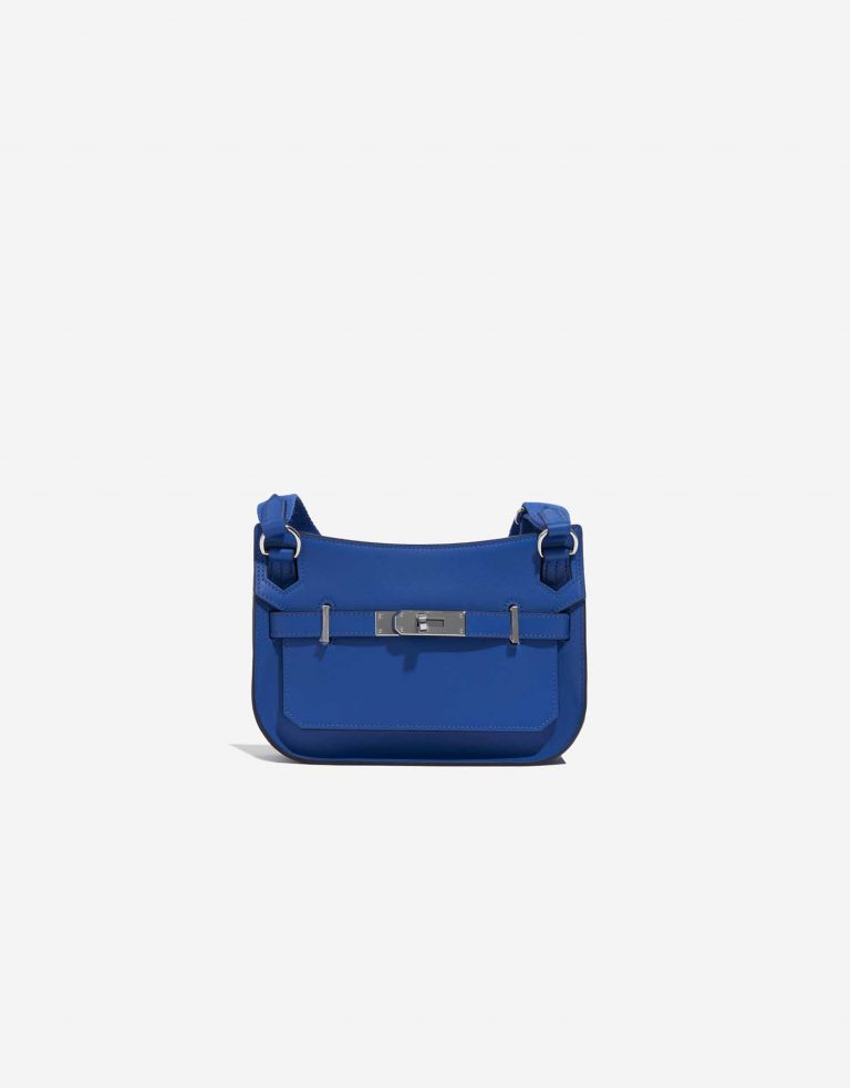 Hermès Jypsiere Mini BlueDeFrance Front  | Sell your designer bag on Saclab.com