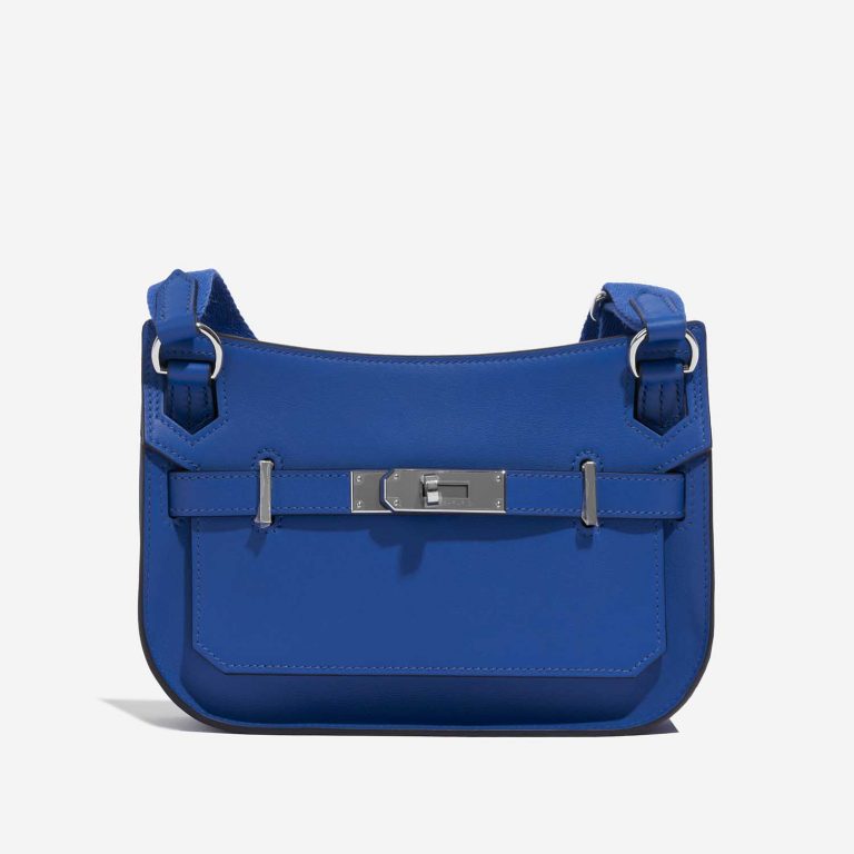 Hermès Jypsiere Mini BlueDeFrance Front  | Sell your designer bag on Saclab.com