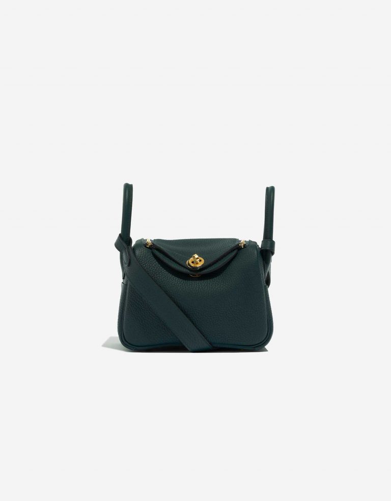 Hermès Lindy Mini VertCypress 0F | Sell your designer bag on Saclab.com