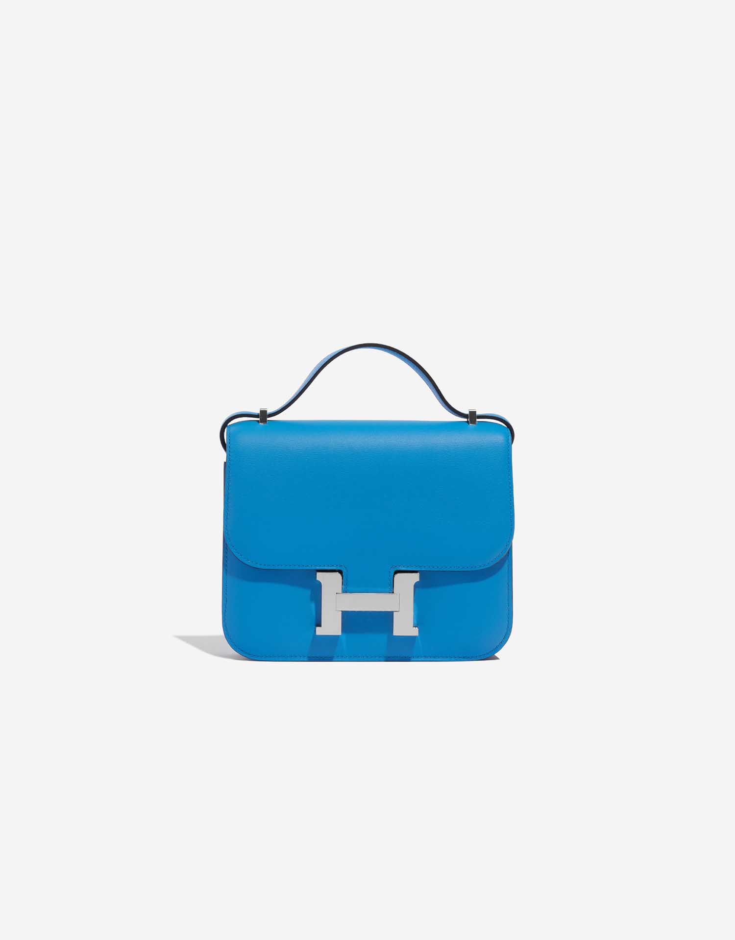 NEW Hermes Constance Long To Go wallet Clutch Bag Blue Freda