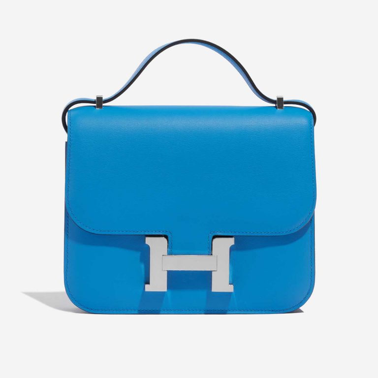 hermes Constance 18 BlueFrida Front  | Sell your designer bag on Saclab.com