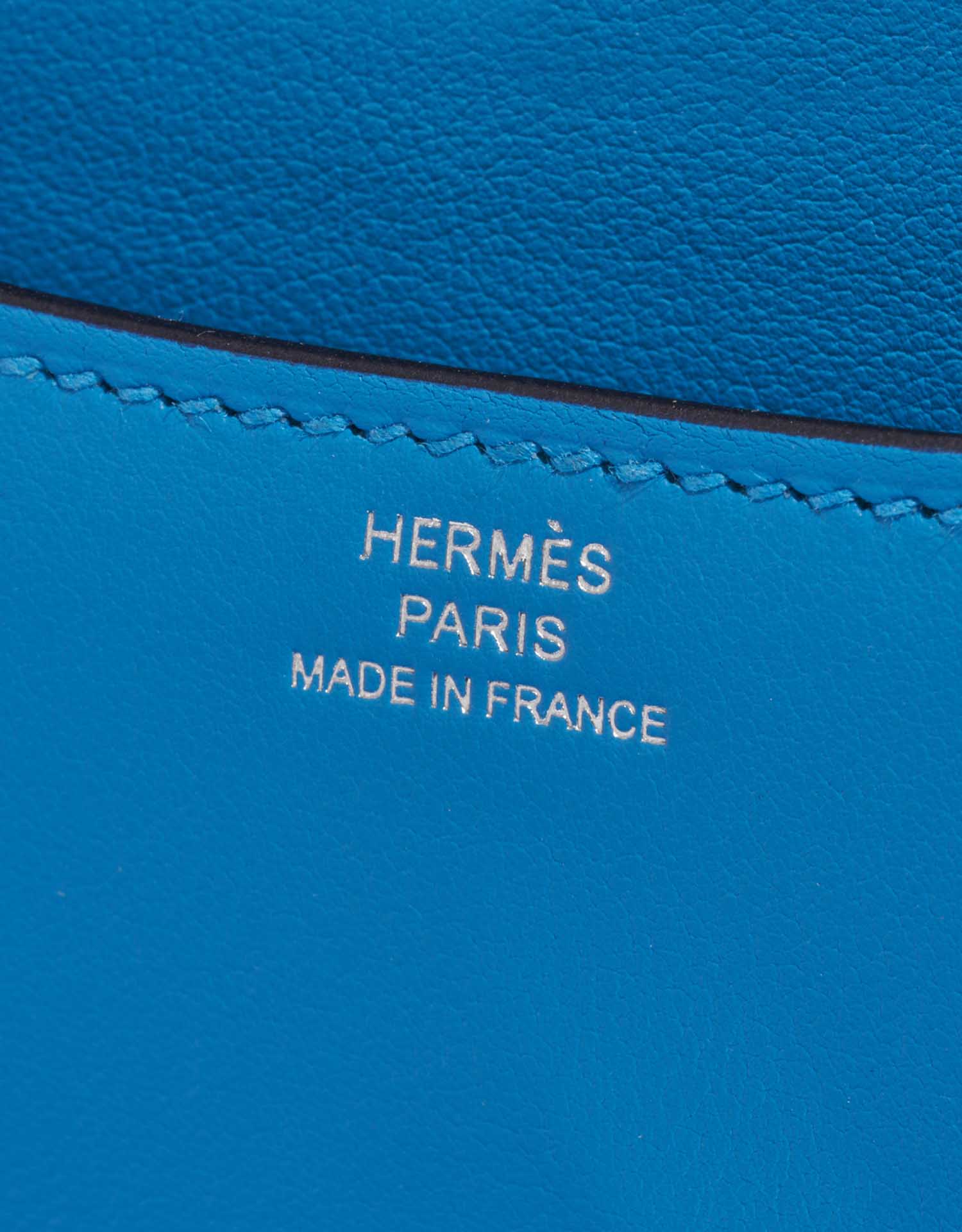 hermes Constance 18 BlueFrida Logo  | Sell your designer bag on Saclab.com